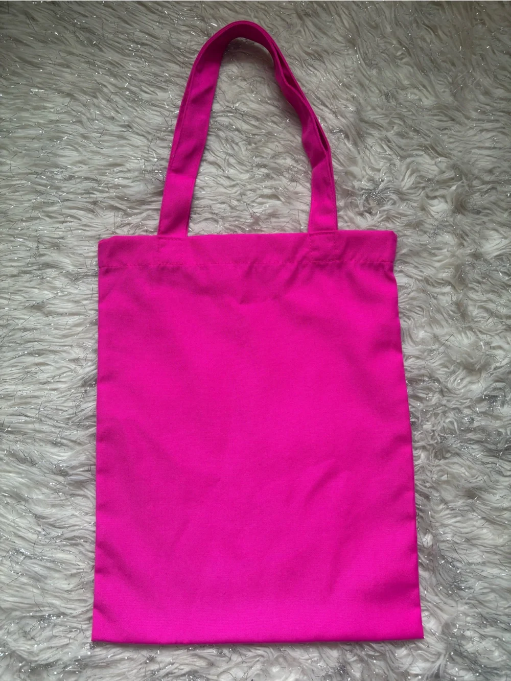 Valentino Hot Pink Logo Tote Bag